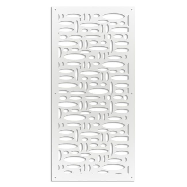 Valeron Estate Tenda A Pannello Per Finestra In Misto Cotone E Lino - 214 Cm - Bianco - Con Tasca Porta Tenda