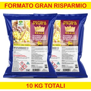 FUNGICIDA per piante POLTIGLIA BIO BORDOLESE verderame 1 KG