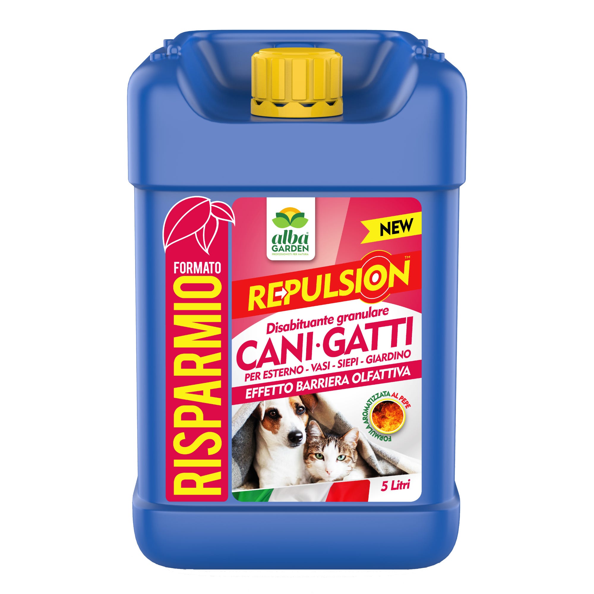 Disabituante per Cani e Gatti Granulare Albagarden - Repellente