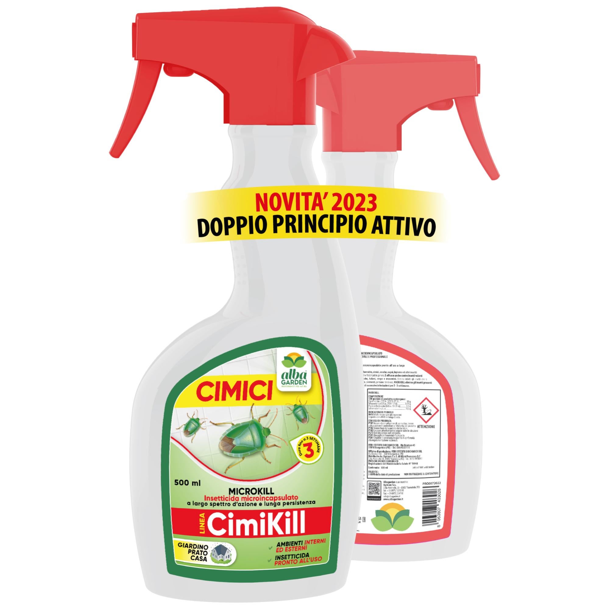 Cimikill Insetticida Cimici Spray Albagarden - per Giardino, Casa ...
