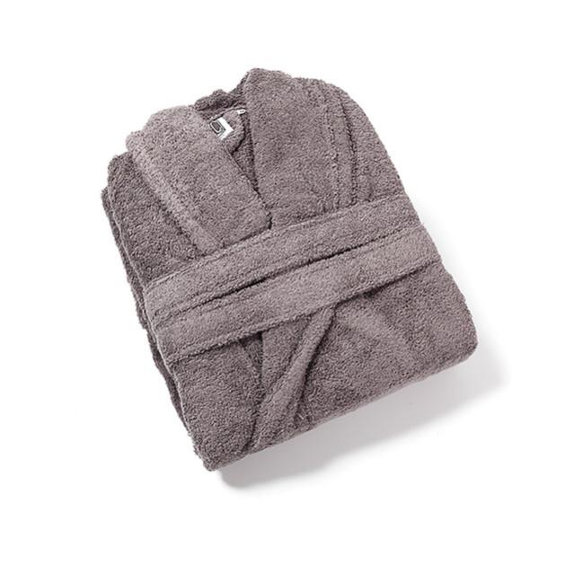 Accappatoio in Spugna 100% Cotone Sally Lines Tortora