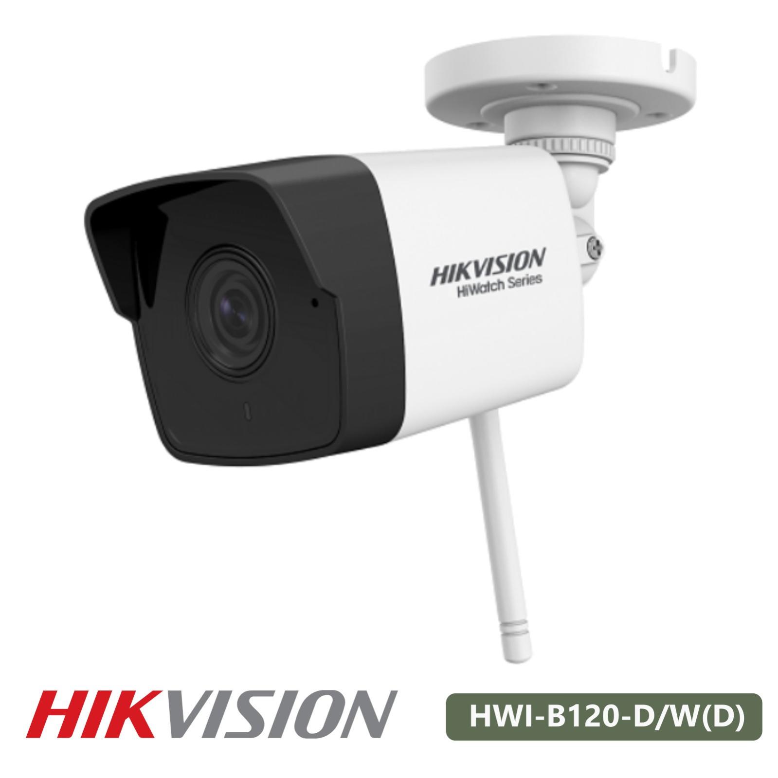 Hikvision HiWatch Telecamera 2Mp Bullet Wifi Ir 30m Microfono HWI-B120 ...
