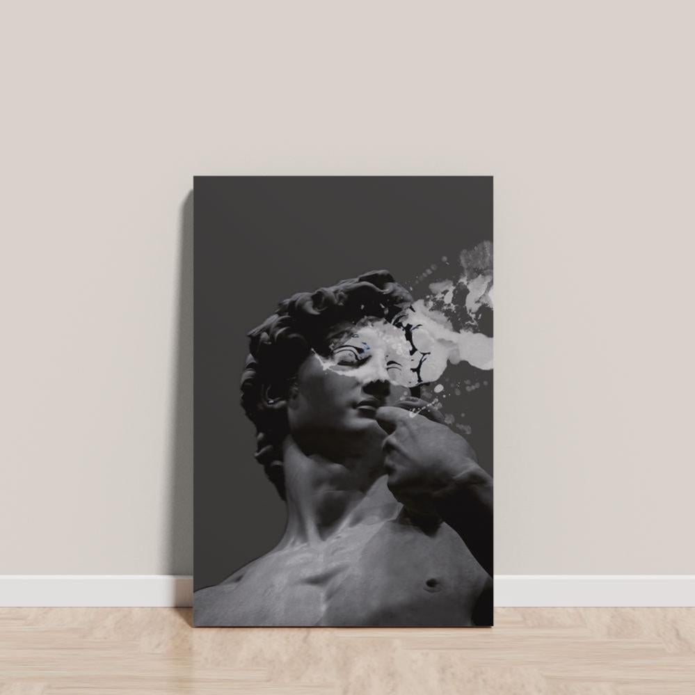Declea Quadro Moderno Stampa Glamour 'I Am Not Banksy' – Tela 100% Cotone, Spessore 2,5 Cm, Made In Italy