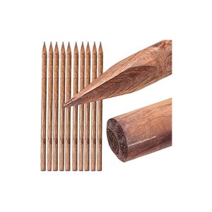 Bâton/piquet en bois de pin pour parasol
