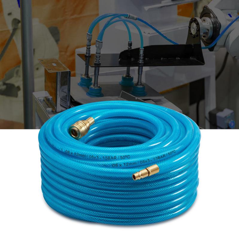 Enrouleur Automatique Tuyau Air Comprimé 30m - Raccord 1/4" Orientable, Support Mural 180°