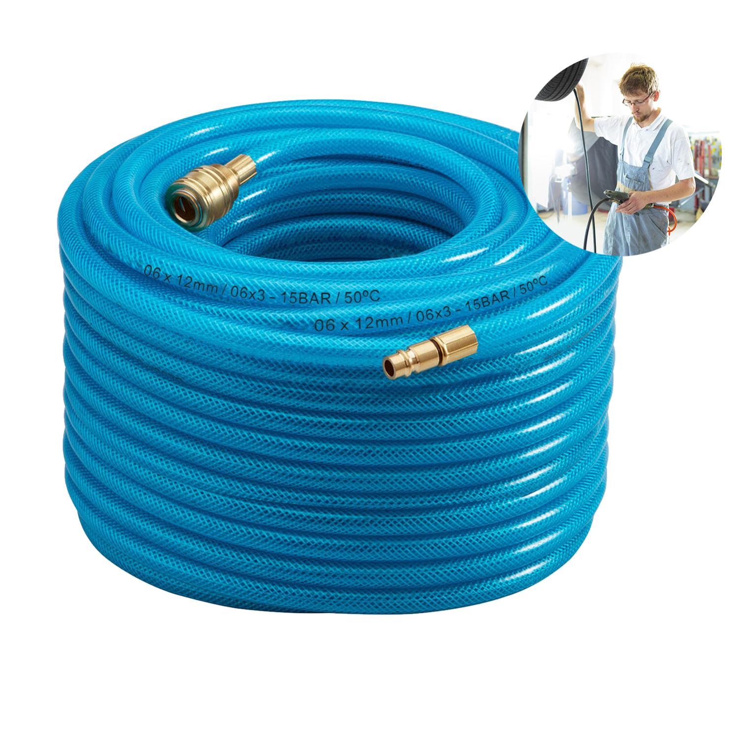 ULTRAFLEX 20B Tuyau Air Comprimé Ø9mm 50m – Ultra Flexible, Résistant Froid -20°C, Pression 20 Bar, Sans Phtalates