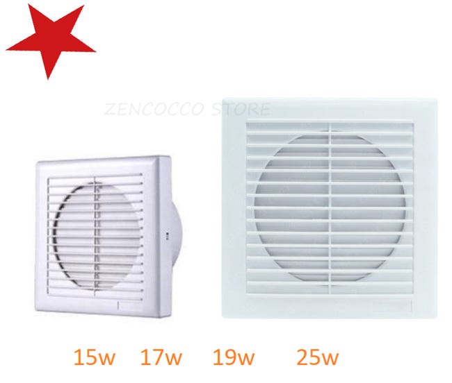 Aspiratore Da Muro 18W Aspiratore Da Parete Per Bagno 18W - Ventola Estrattore Per Eliminare Odori, Tecnologia HEPA AIGOSTAR Aspiratore - Foto 3