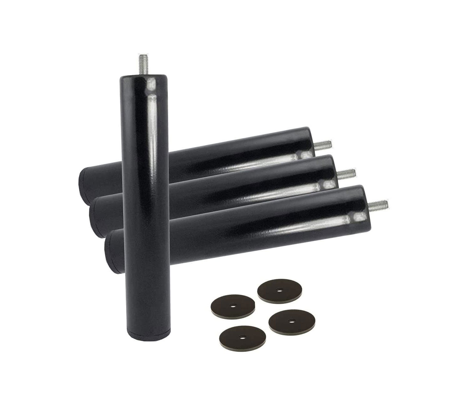 Pack 4 Patas para somier o Base tapizada cilindricas Medidas Especiales  Metal (40 cm) : : Hogar y cocina