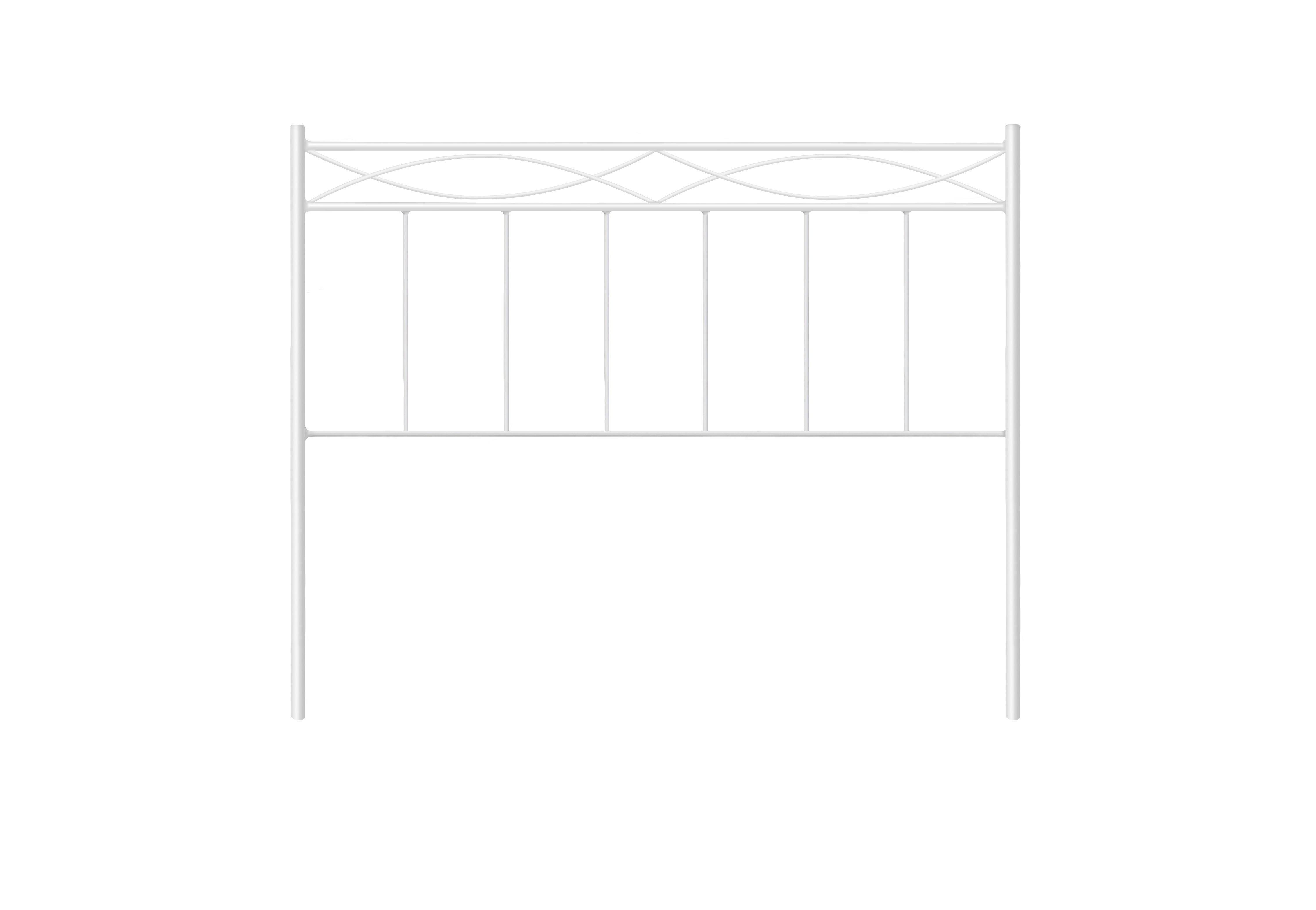 Cabecero de forja 556 | color blanco | medida: 105 cm