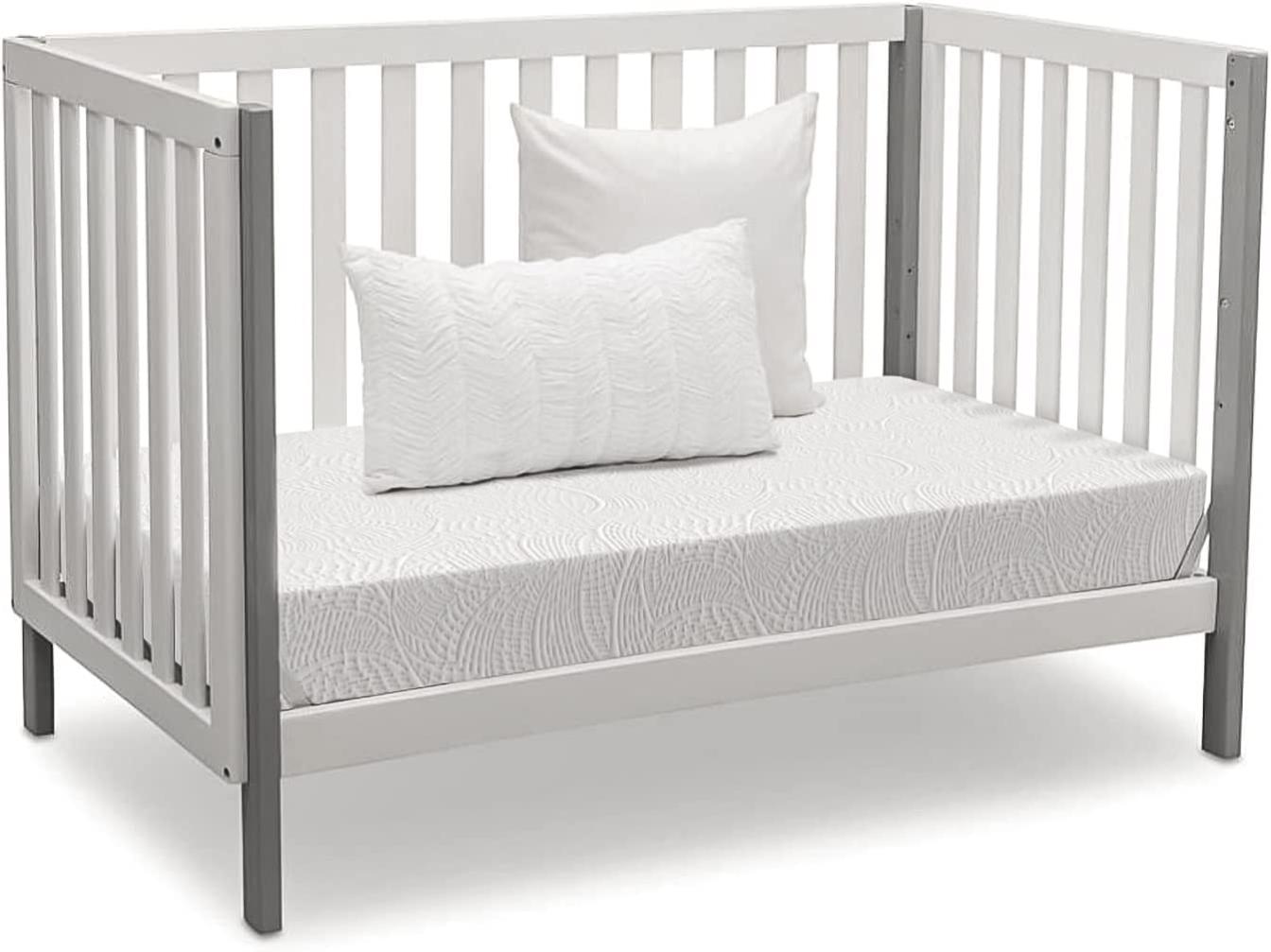 Matelas De Berceau 60x120 Cm, Haut De 10 Cm – Waterfoam, Anallergique Et Anti-acarien – MiaSuite