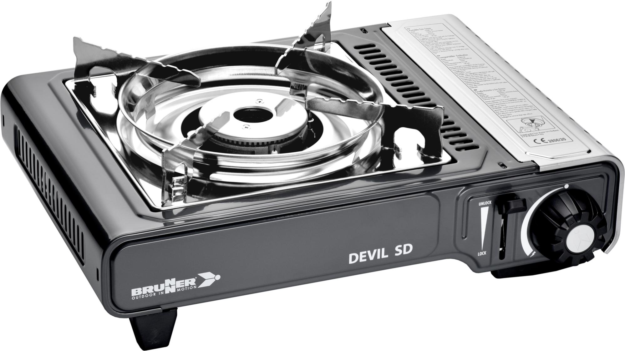 Fornello Da Campeggio Brunner Devil Double Grill | 2.9 KW, Doppia Griglia Per Esterno - Foto 3