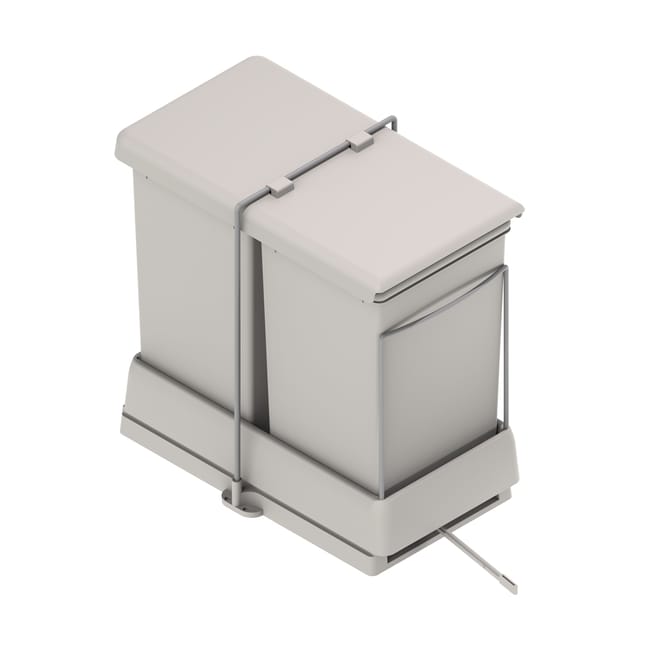 Cubos de basura y reciclaje extraible con apertura automatica 14 14L Leroy Merlin