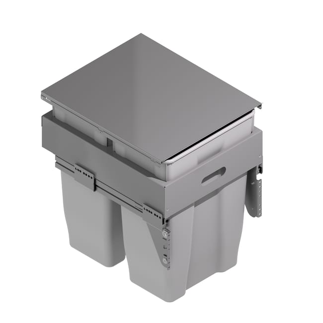 Cubo de basura extraible automatico para muebles de ancho 450mm Leroy Merlin