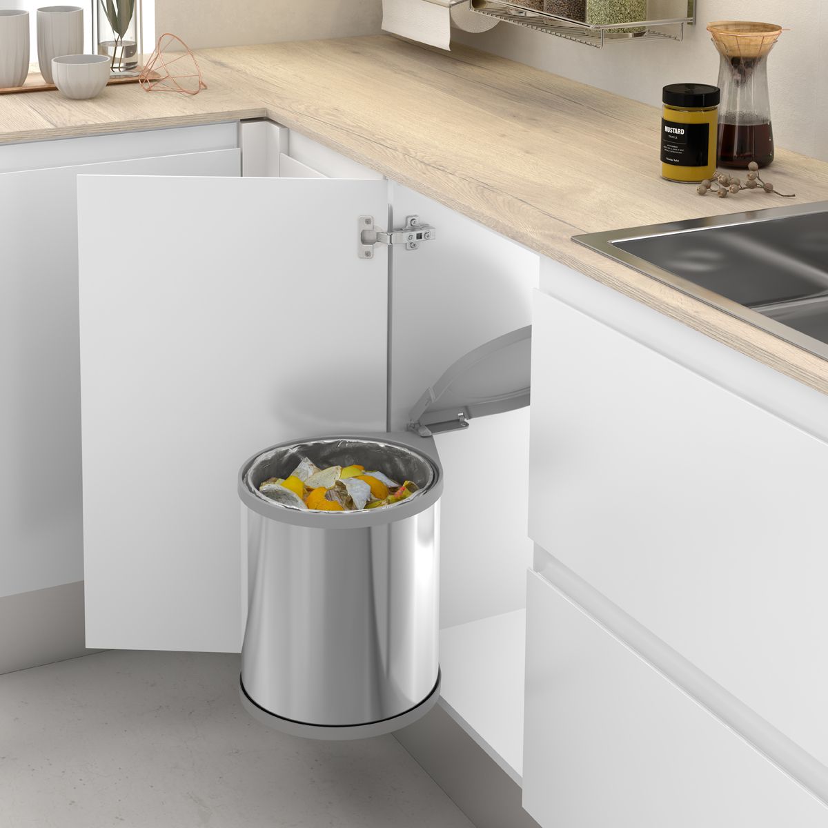 Cubo basura discount armario cocina