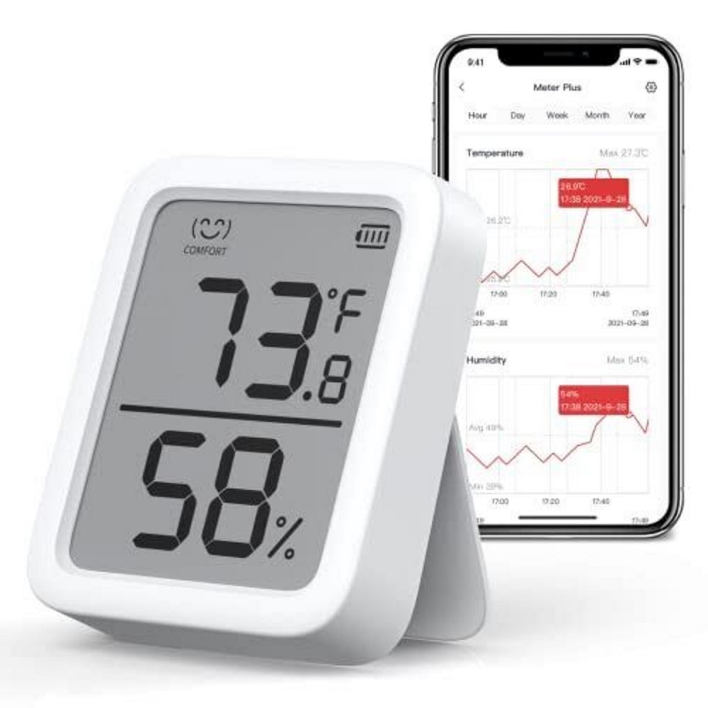 Otio - Thermometer & Hygrometer 2 Displays Thermometer & Hygrometer Wireless