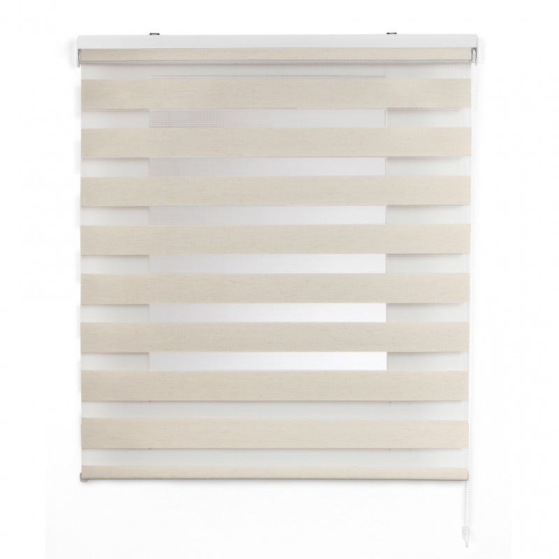 Tenda a Rullo filtrante installazione senza foratura EasyFix Bianco 60x180  cm