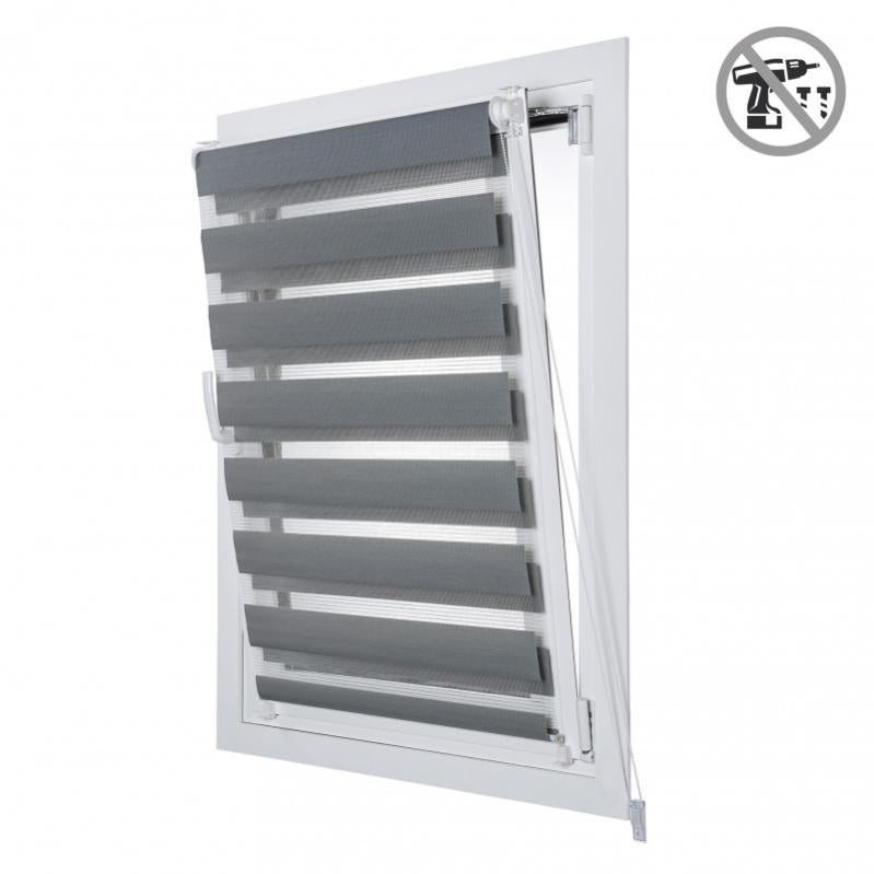 Cancello Di Sicurezza Relaxdays Per Scale, Larghezza 82-87 Cm, Montaggio Senza Forare, Perfetto Per Neonati E Bambini, Colore Grigio