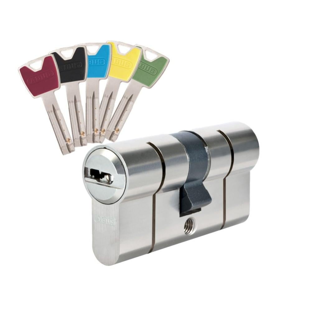 Cilindro Serratura Abuso P12RPS 35x60 - Alta Sicurezza Con 5 Chiavi Colorate