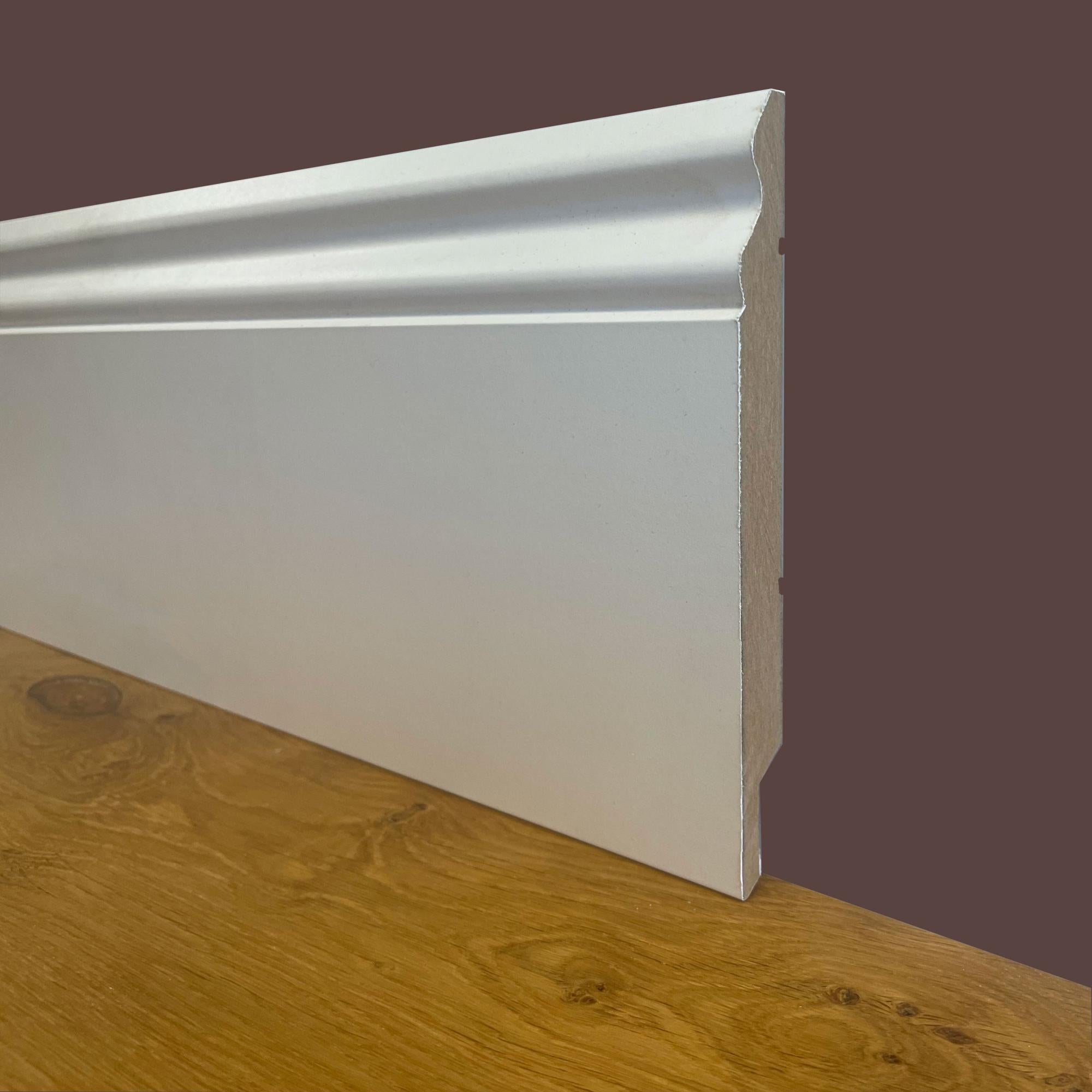 Battiscopa BAROCCO In POLIMERI FeelingWood-HD 71x11mm - BIANCO (prezzo - Foto 9