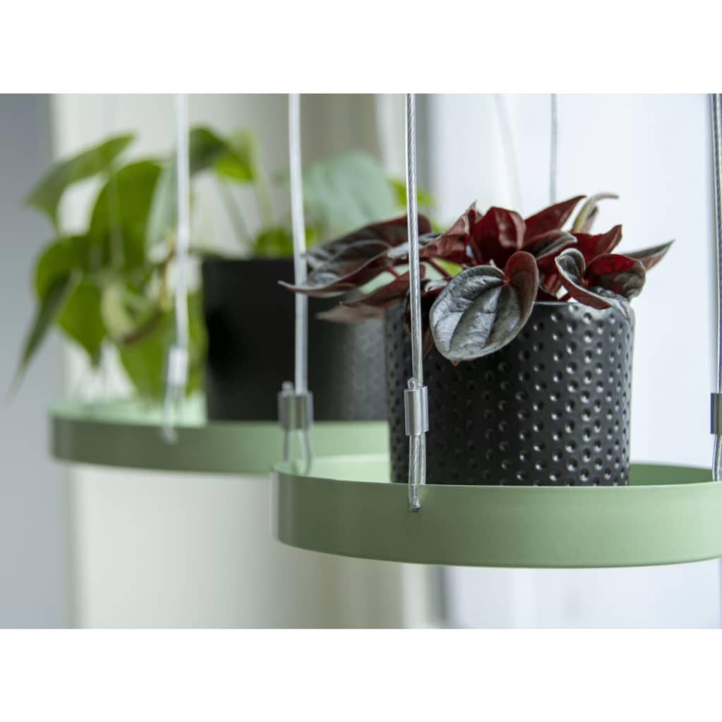 Vassoio Portavasi In Ceramica Quadrato Nero 12,5 Cm - Sottovaso Raccogli Acqua Per Piante Da Interno/Esterno, Base Per Fiori E Decorazione - 6