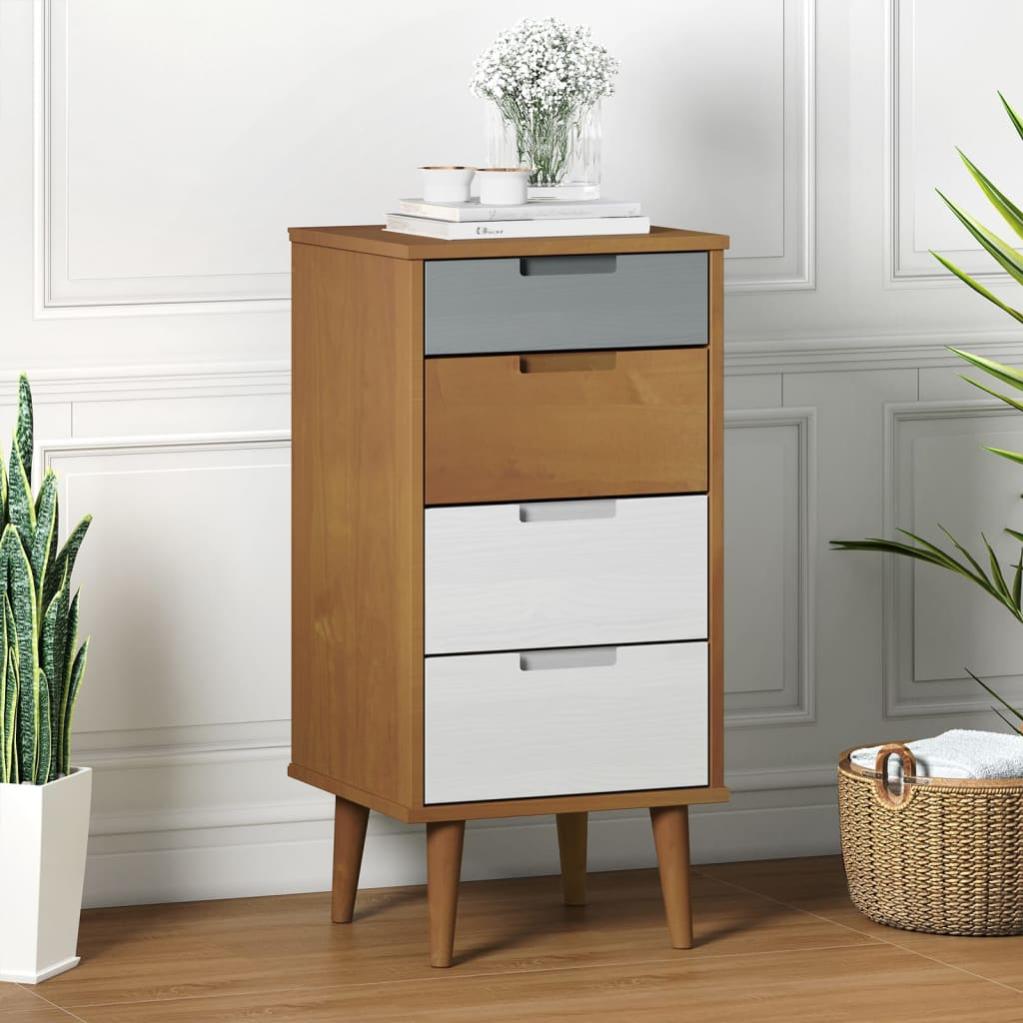 Roundhill Furniture Hendley – Set Di 2 Utensili Da Cucina In Legno Massello Marrone Chiaro