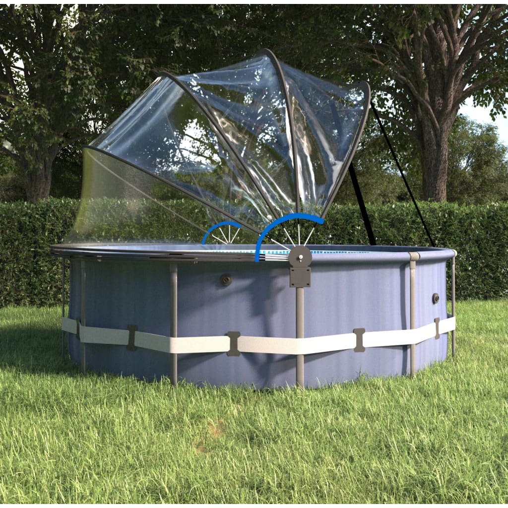 Maison Exclusive Dôme de piscine avec support rond 500x250 cm PVC