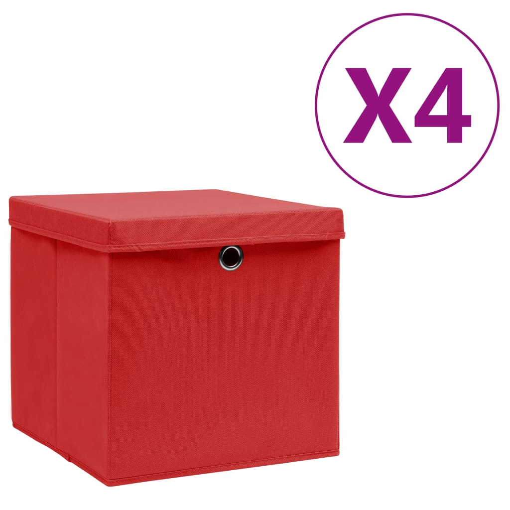 Set De 10 X Caja De Almacenamiento Plegable - 28x30x30cm - Juego