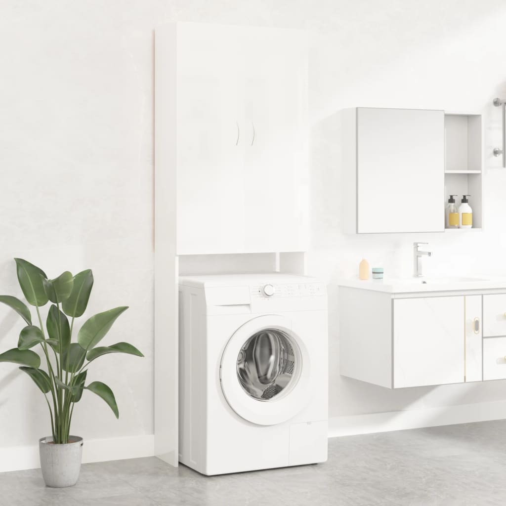 Mueble para lavadora y secadora, color roble gris, H. 143 A.201 P