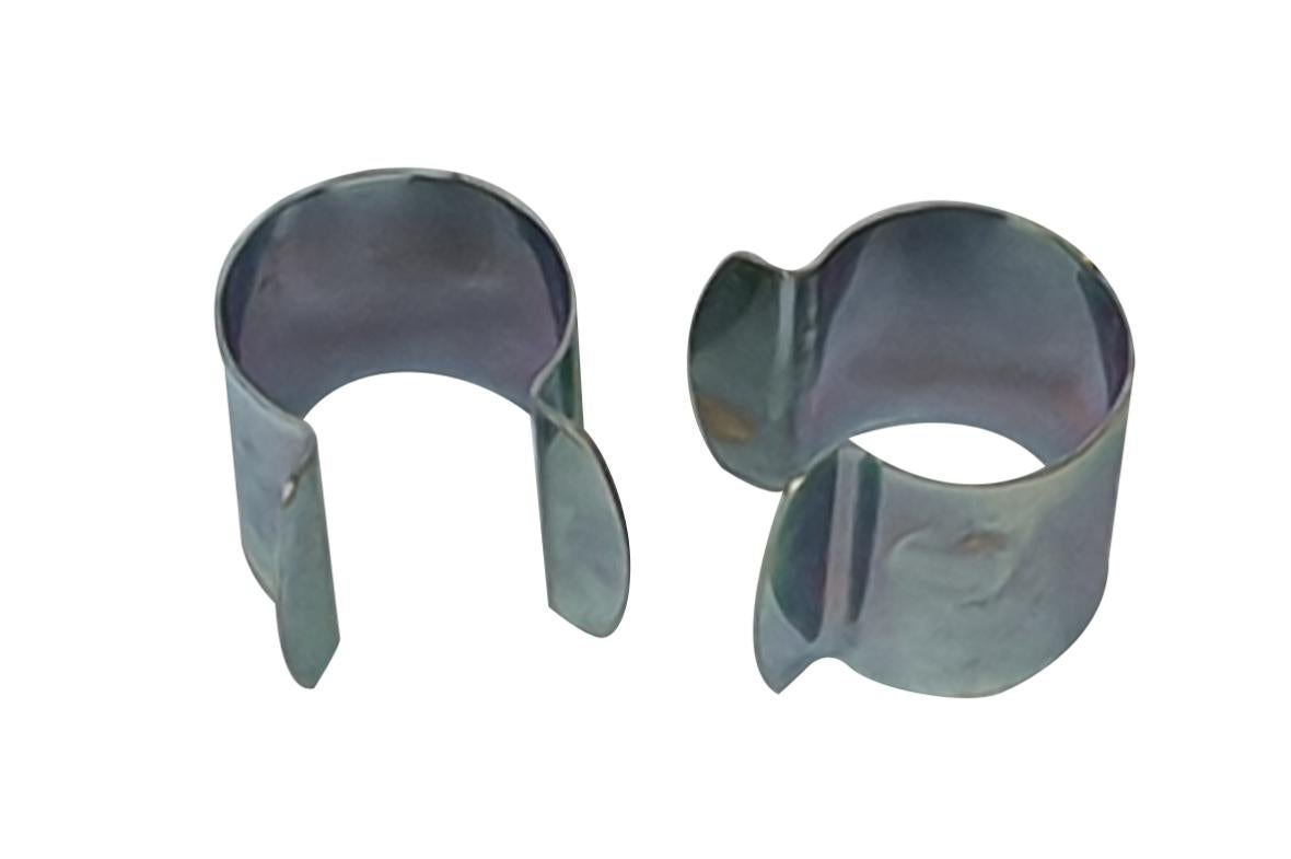 Mtsooning Lot de 20 pinces pour serre, clips pour plantes, 25 mm, couverture de rangées de film,tunnel, clip de rangée, cadre de serre, ensemble de connecteurs de pinces pour tube et film