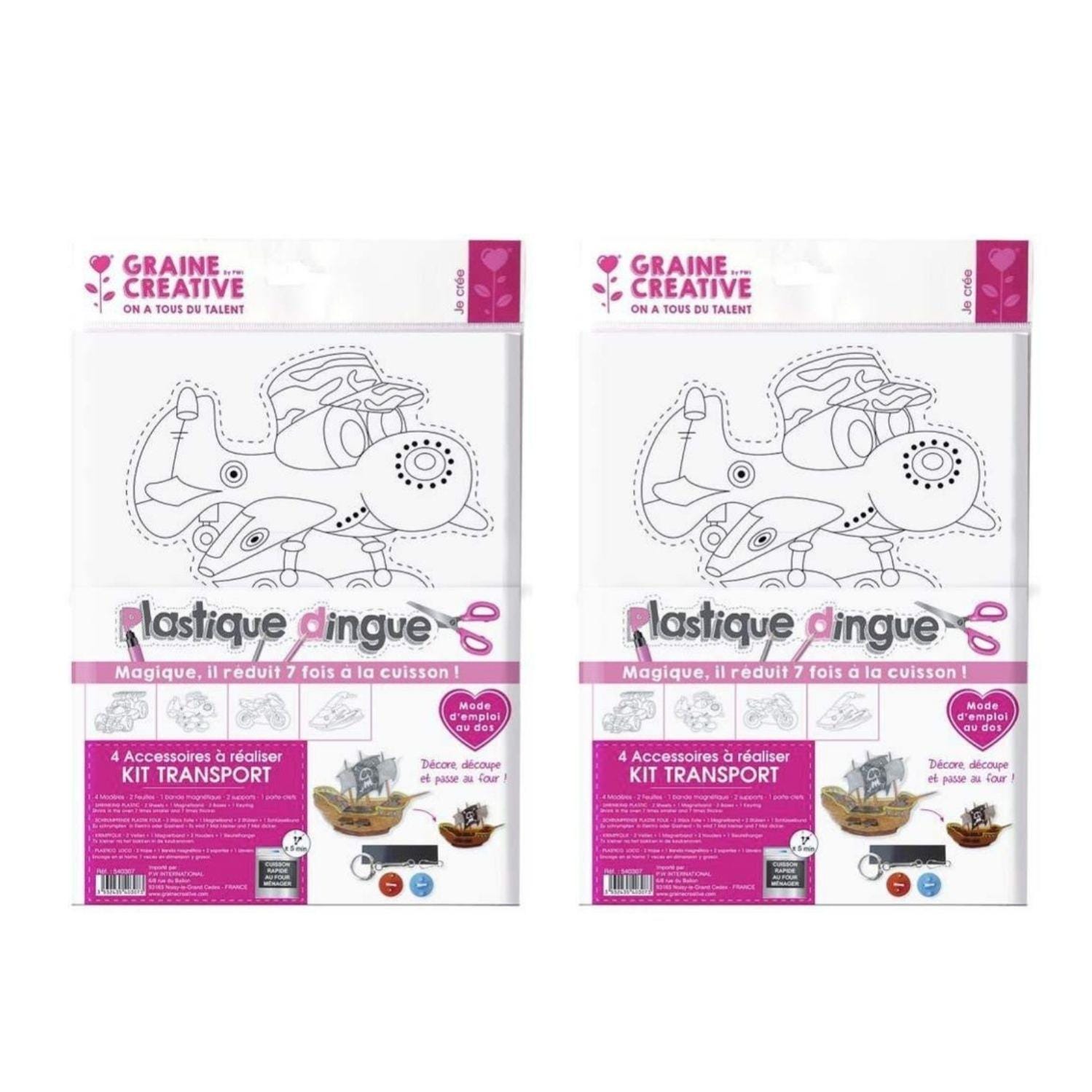 WOOWAIR Plastique Fou 15 Feuilles A4 Transparent - Kit Bricolage Magique Pour Enfants Et Créations Personnalisées