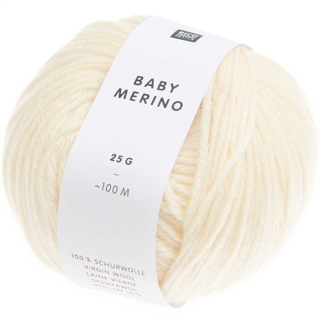 Gomitolo di lana - Panna - Baby Merino