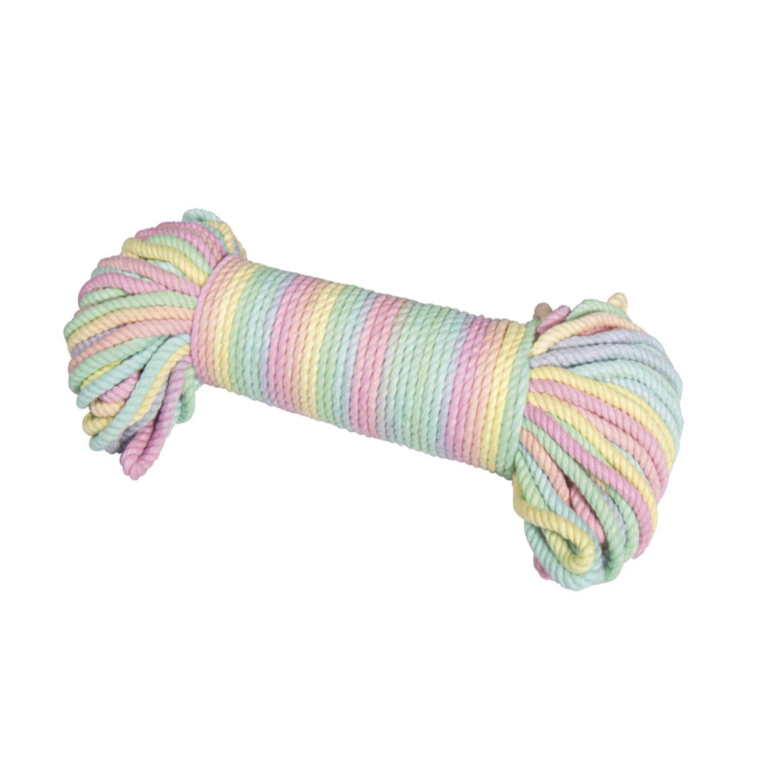 Arazzo Macramè Arcobaleno - Decorazione Boho Per Camera Dei Bambini O Casa, Realizzato A Mano - Foto 8