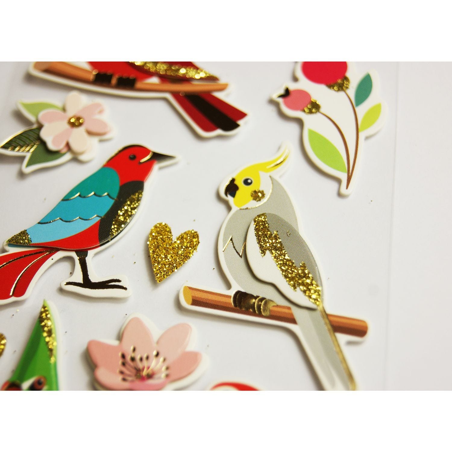Sticker Princesse et oiseau