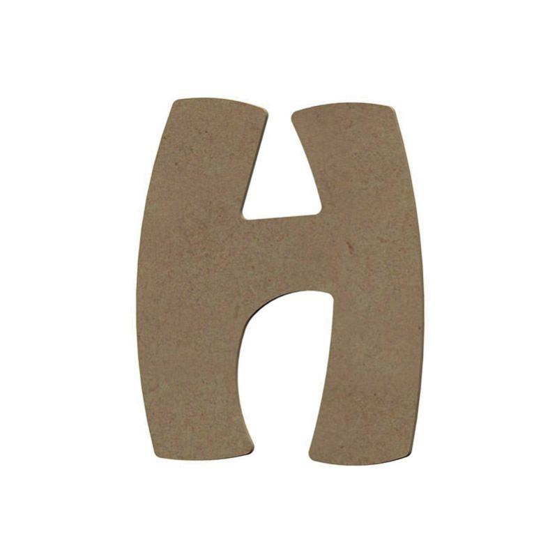 Lettre majuscule H en bois MDF à décorer 15 cm Gomille Leroy Merlin