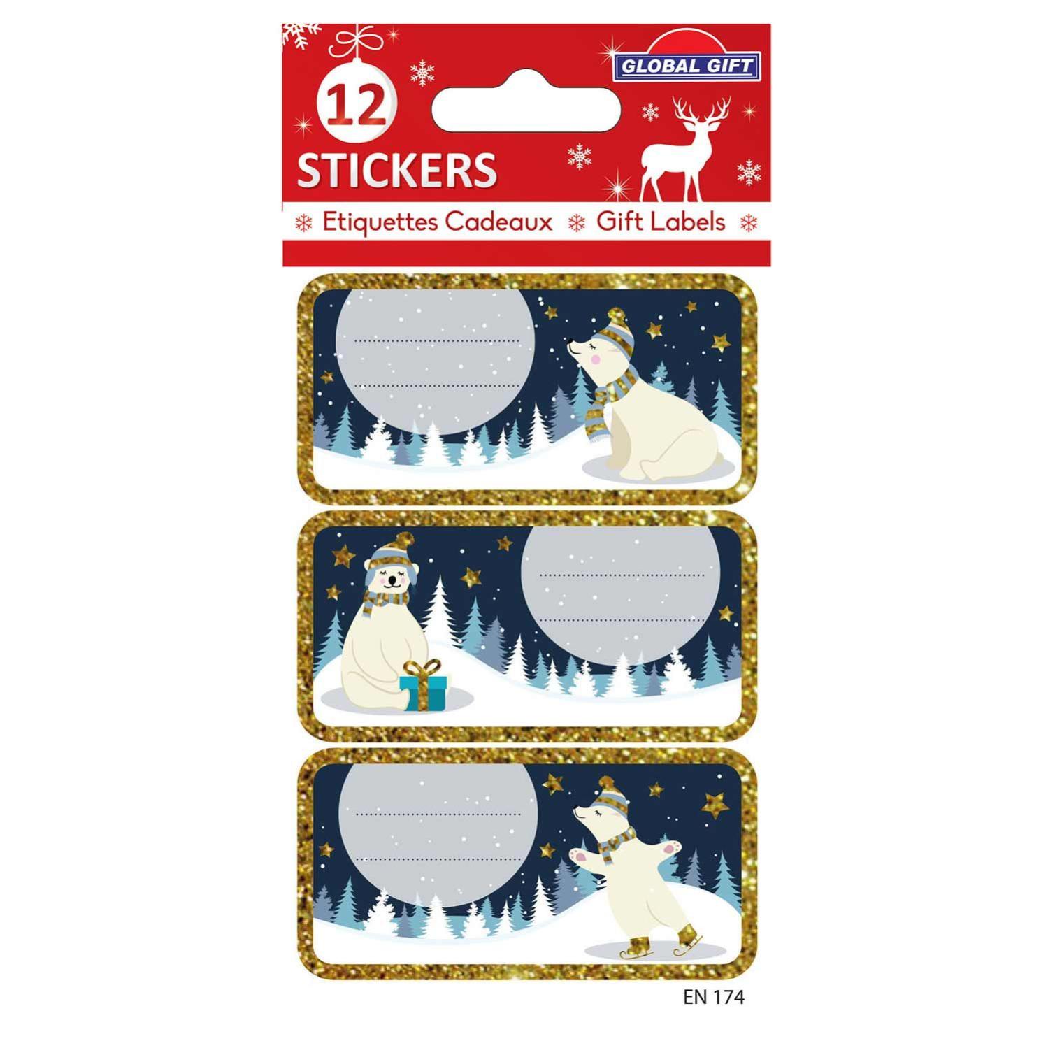 Adesivi Natalizi Per Finestre - 9 Fogli Con 245 Decorazioni Natalizie Riutilizzabili - PVC Statico - 3