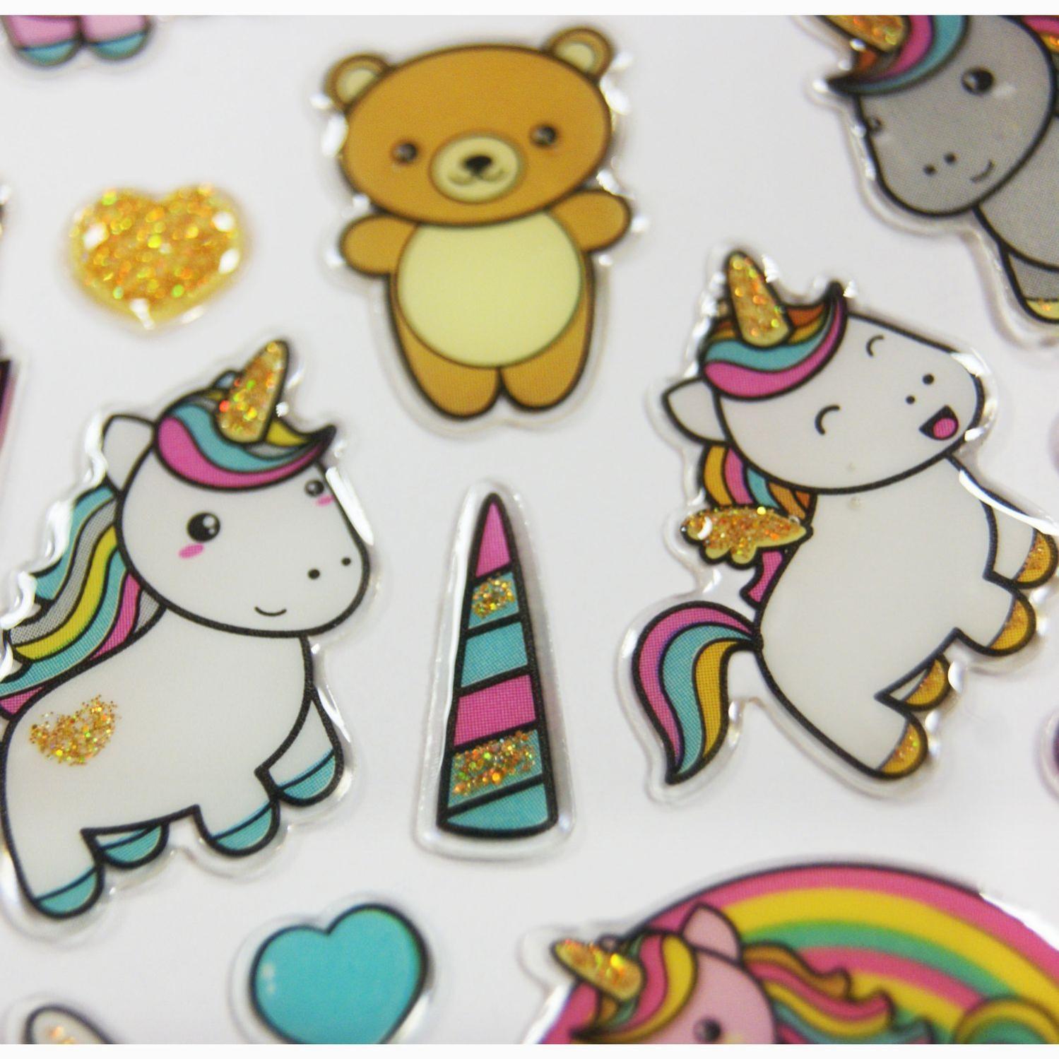 119pcs Autocollants Coquette 15x8x1,7 Cm - Adorables Rose