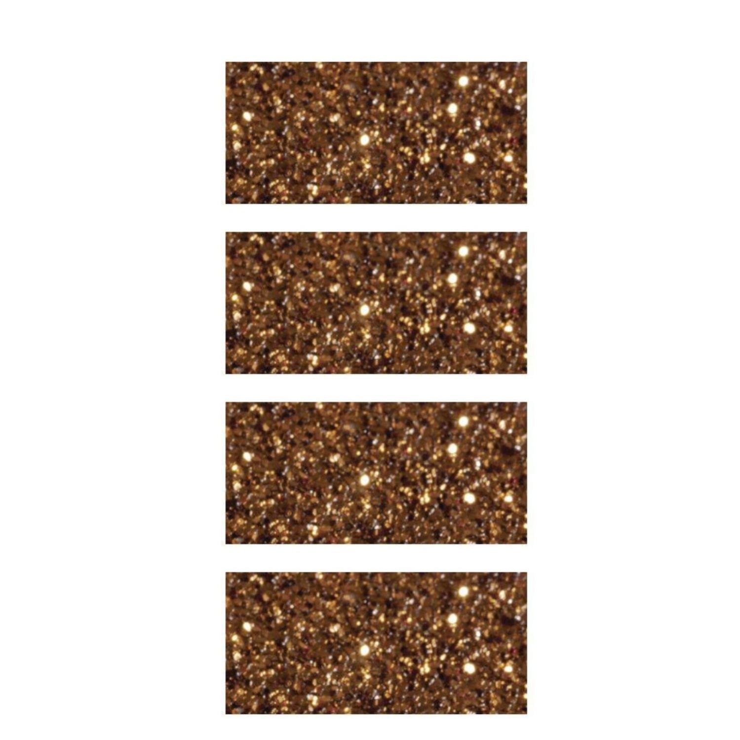 Set 18 Nastri Regalo Glitterati COM-FOUR - 20m Cadauno, 5mm, Multicolore
