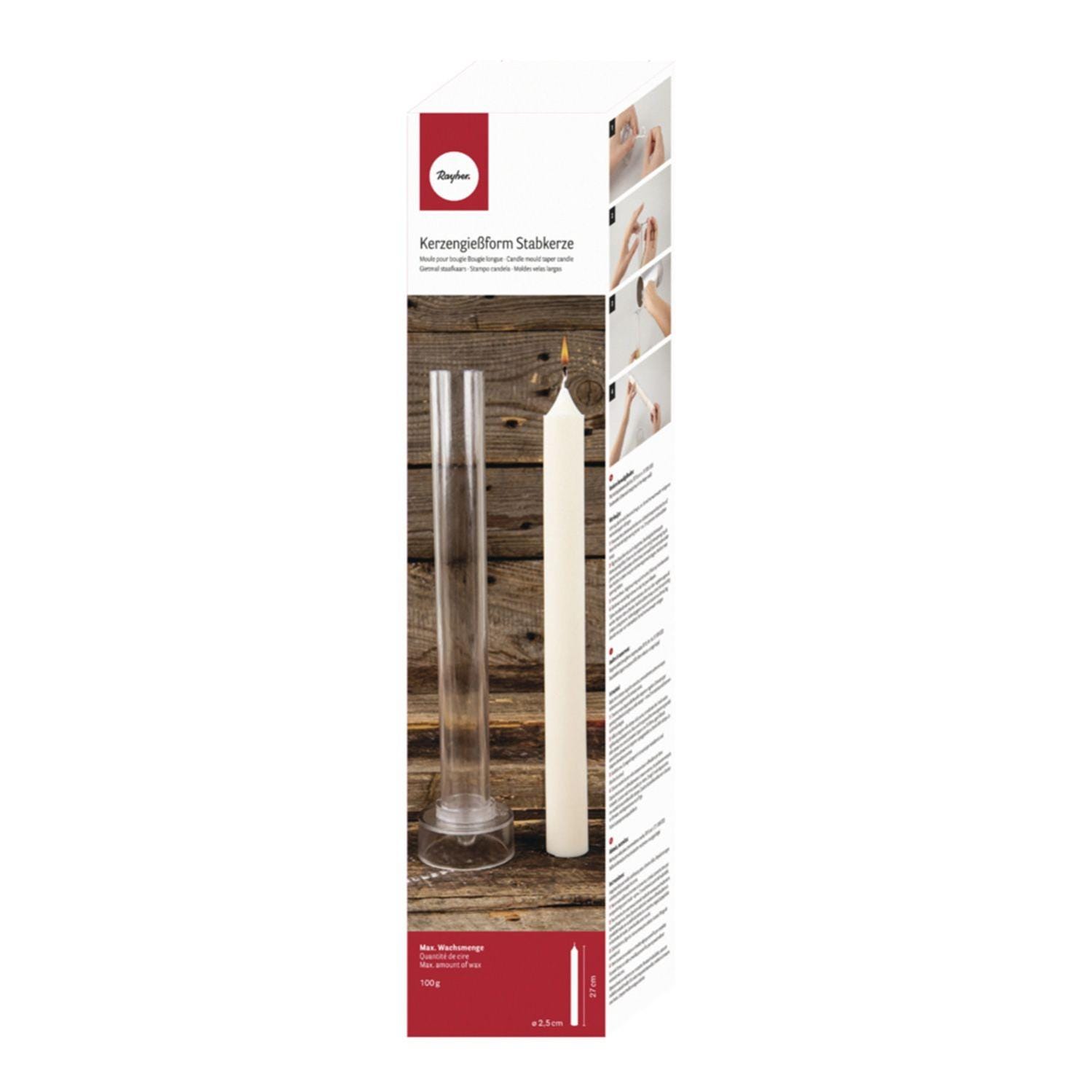 Candela lunga candela da tavolo candela candela grigia 3cm H29cm Candela lunga candela da tavolo candela candela grigia 3cm H29cm