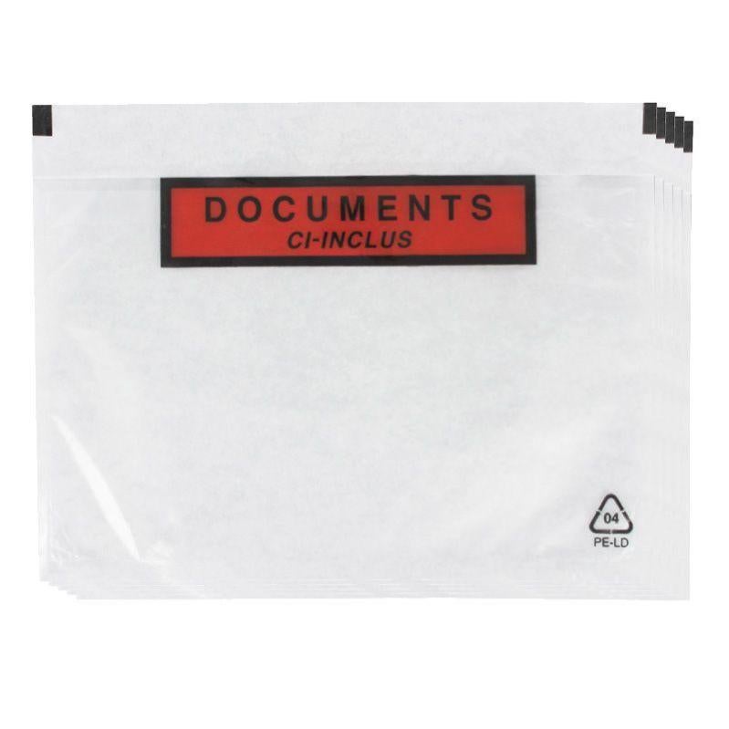 Buste Trasparenti Adesive Per Spedizioni - Formato A5 (250x170 Mm), Confezione Da 100 - Foto 2