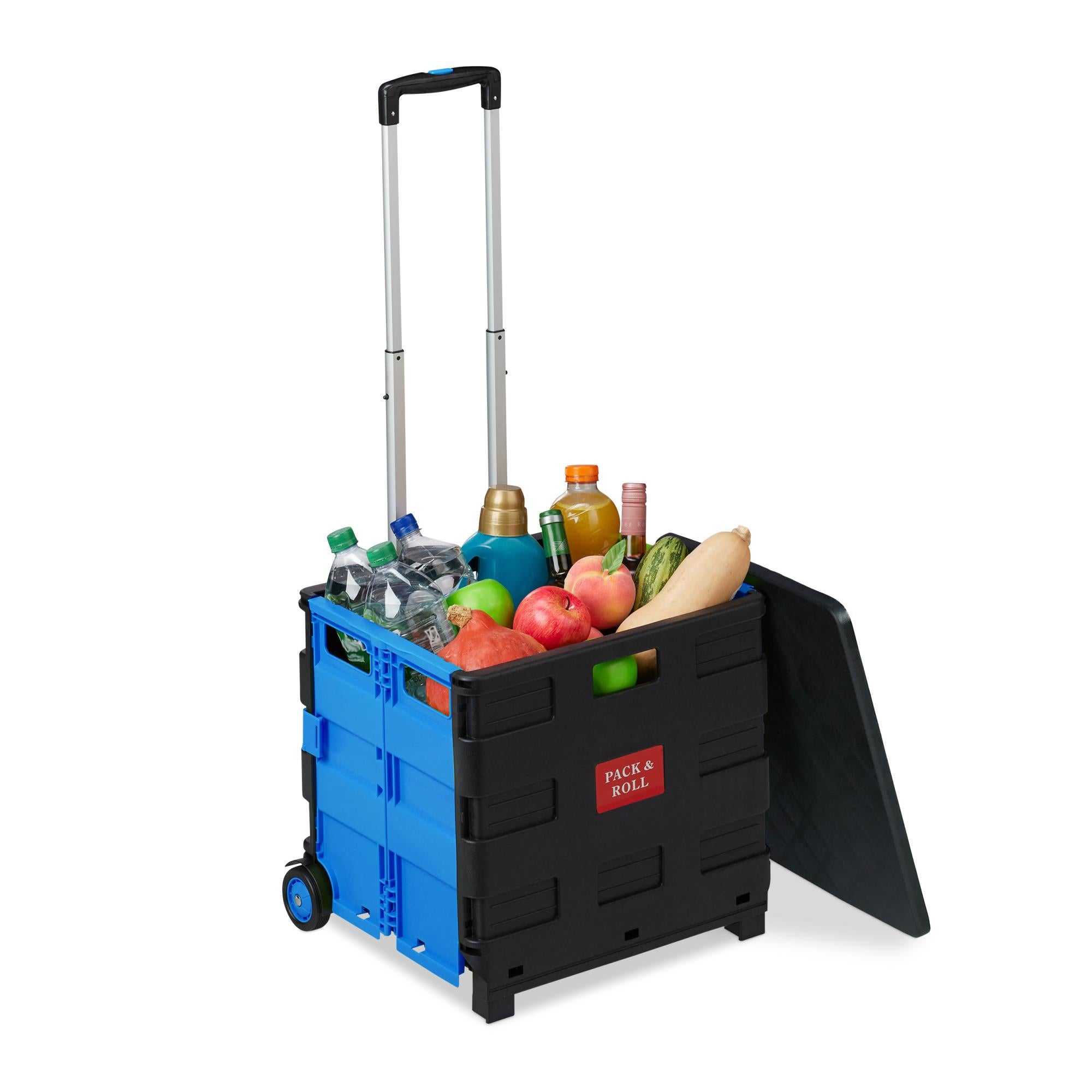 Carrello Spesa Pieghevole Market Passeggino H 92cm 25kg 6 Ruote | Leroy Merlin