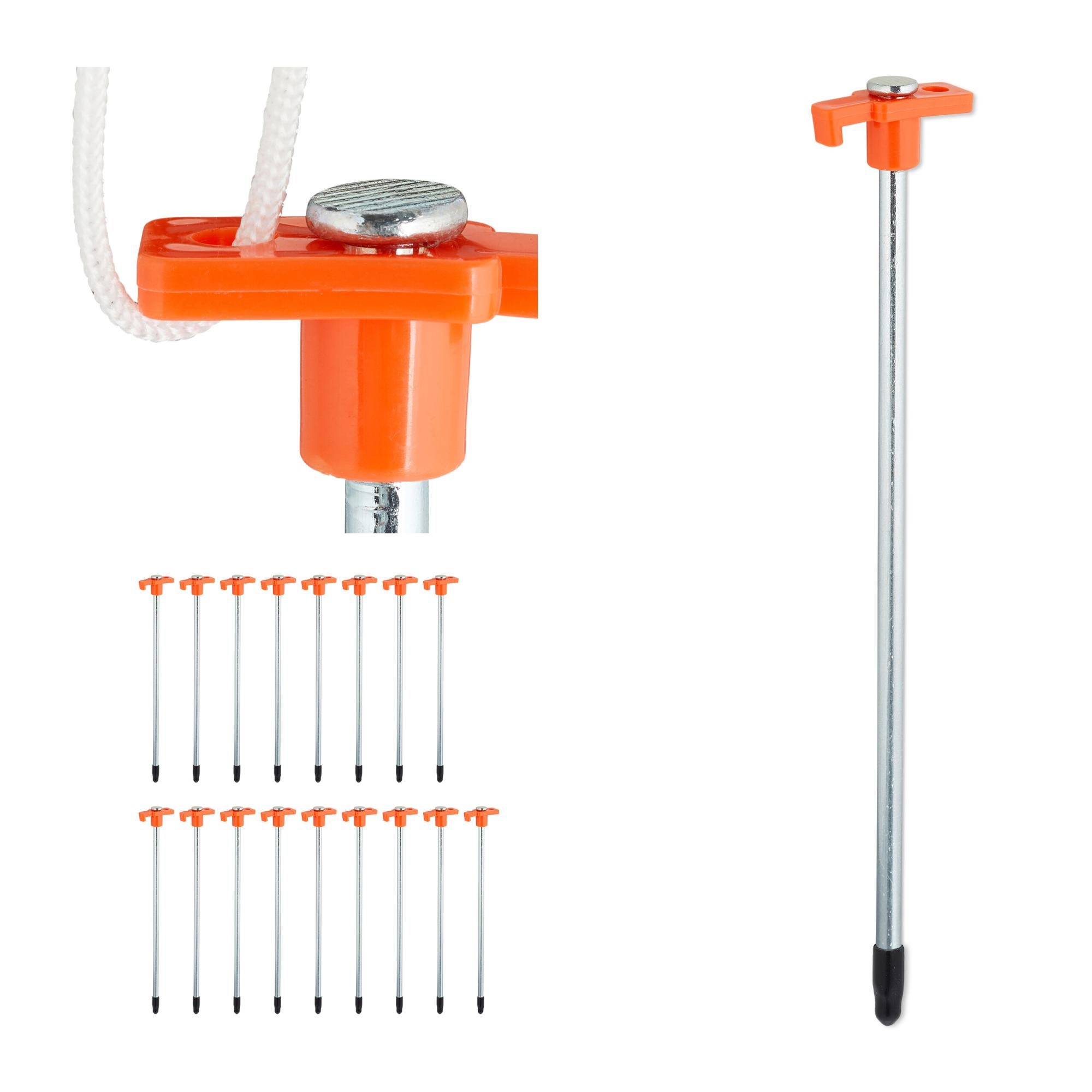 Chiodi Tenda 12 Pezzi Picchetti Tenda In Acciaio ToCi - 12 Pezzi