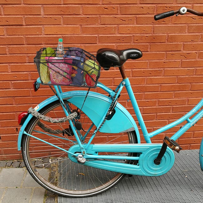 Relaxdays Filet moto & vélo, lot de 4, panier, 40 x 40 cm, 6