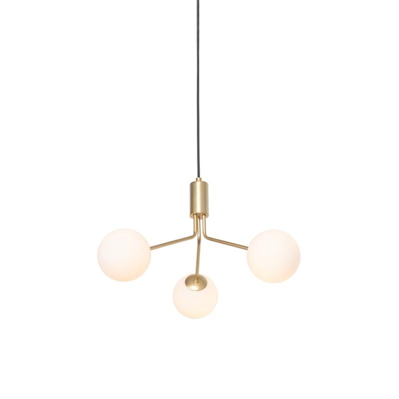 Globo Lampada a Sospensione in Vetro Apparecchio di Illuminazione a Sospensione Mid Century, Plafoniera Lampadario Oro 9 Luci Lampadari Dorati per Cucina Isola Sala da Pranzo Soggiorno Made in China