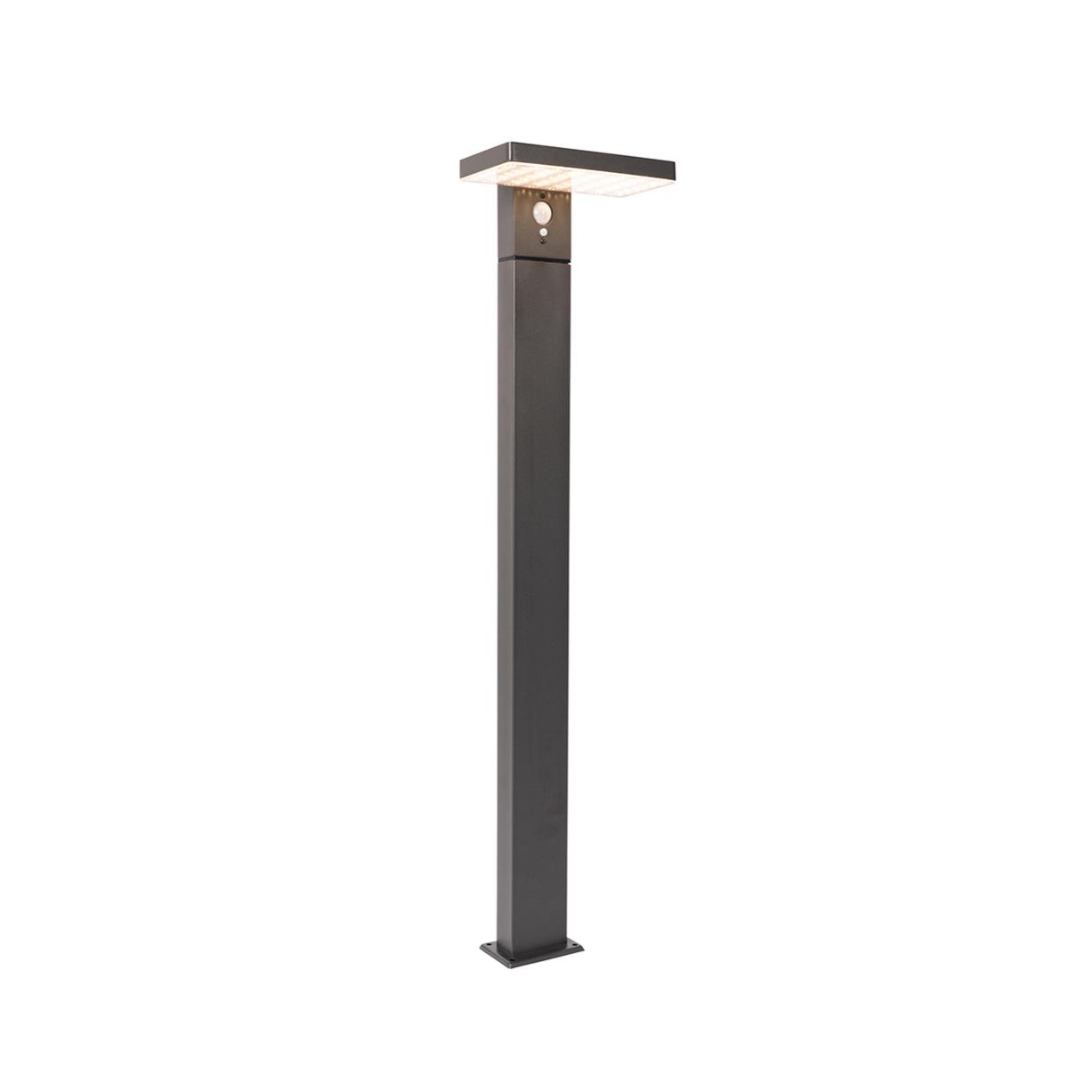 Paletto da esterno grigio scuro 80 cm con LED e solare - Sunnie | Leroy ...