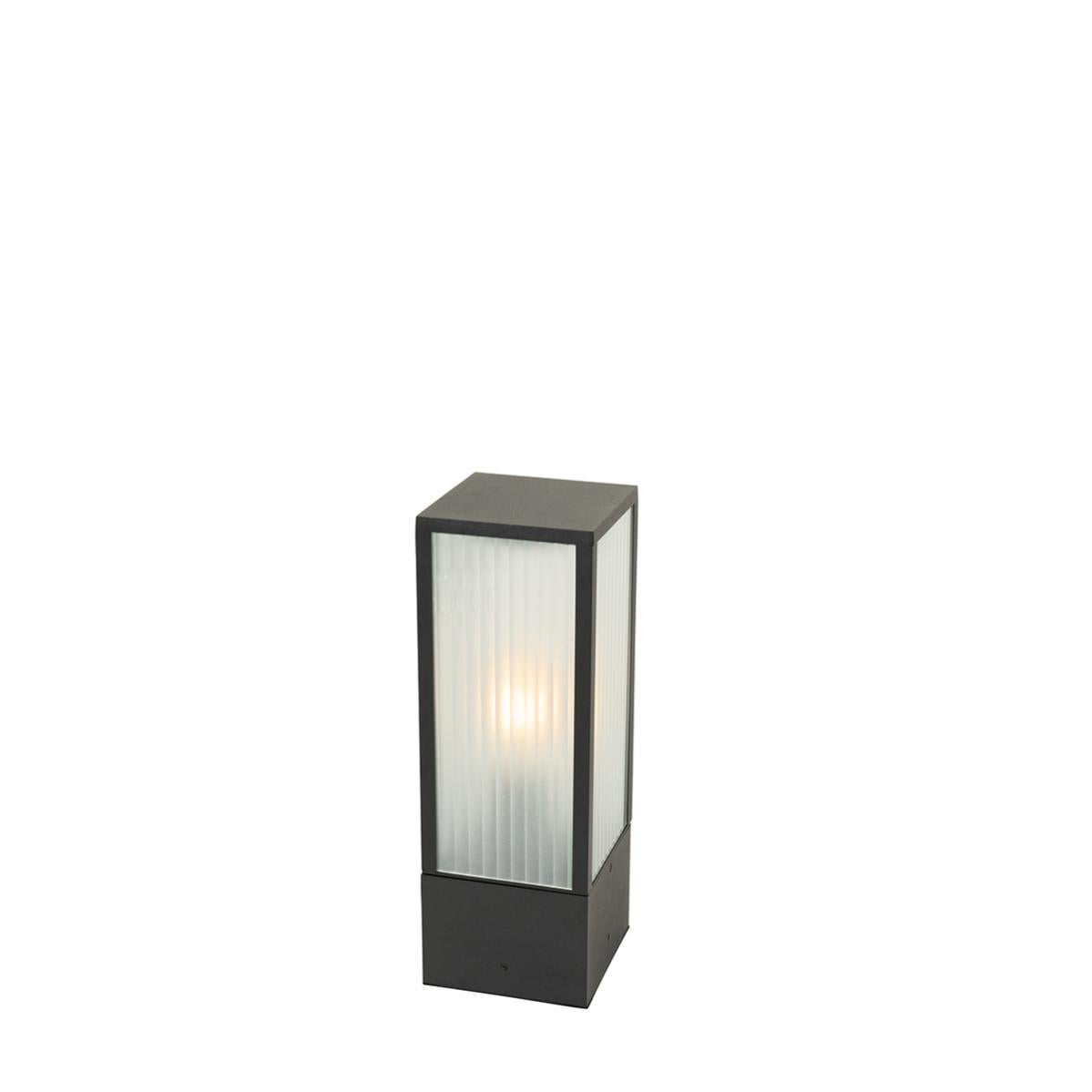 Lampadaire Extérieur Ciara QAZQA - Noir Moderne - Hauteur 100cm - Culot GU10 (IP44) - Pour Terrasse Couverte, Entrée - 5