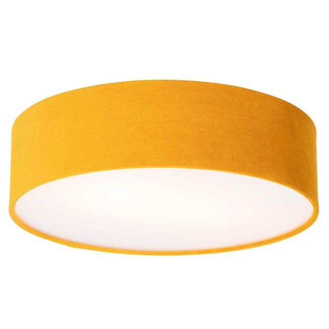 Emma Barclay Federa Per Cuscino In Ciniglia 43x43 Cm - Design Geometrico Bicolore, Cuscino Divano Letto Morbido, Lavabile In Lavatrice, Colore Ocra