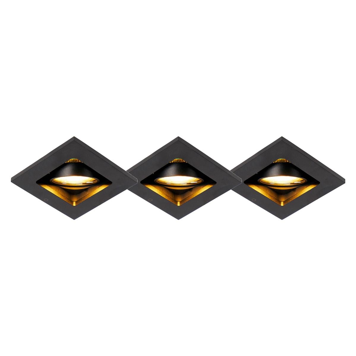 Kit De 3 Spots Encastrés LED Nordlux - 3W, Blanc, IP23 | Pour Plafond Salon, Cuisine, Salle De Bain