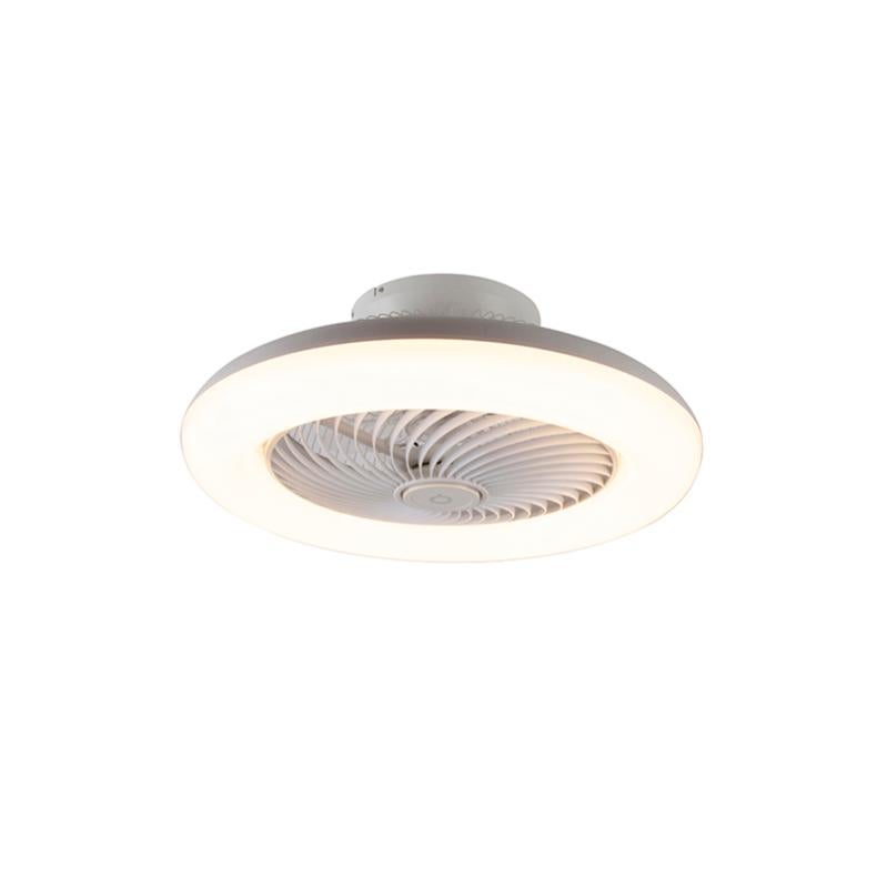 Ventilatore da Soffitto Moderno da 48 Pollici con Luce LED da 18W, Pale