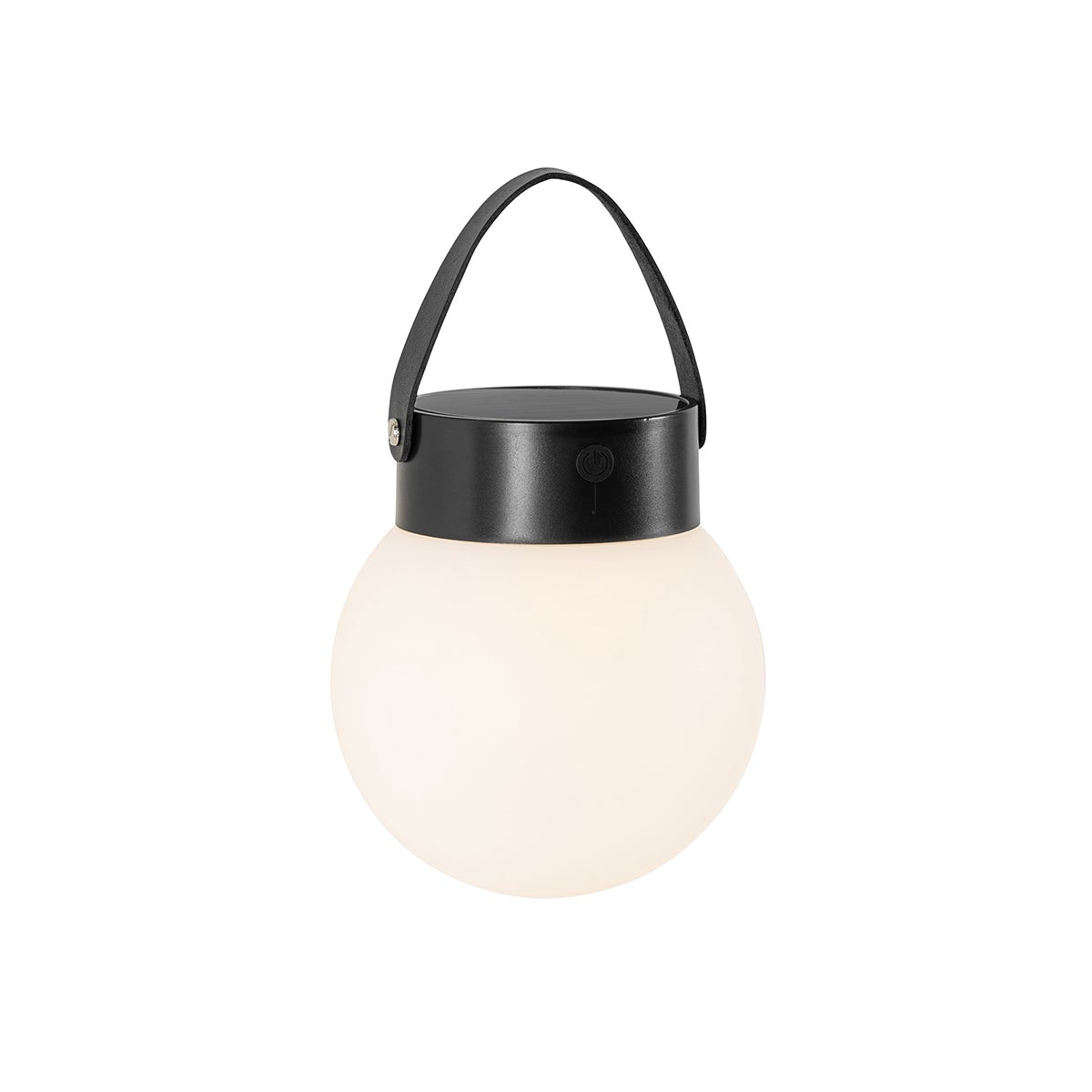 Noah lanterna solare da esterno LED nera H20 cm