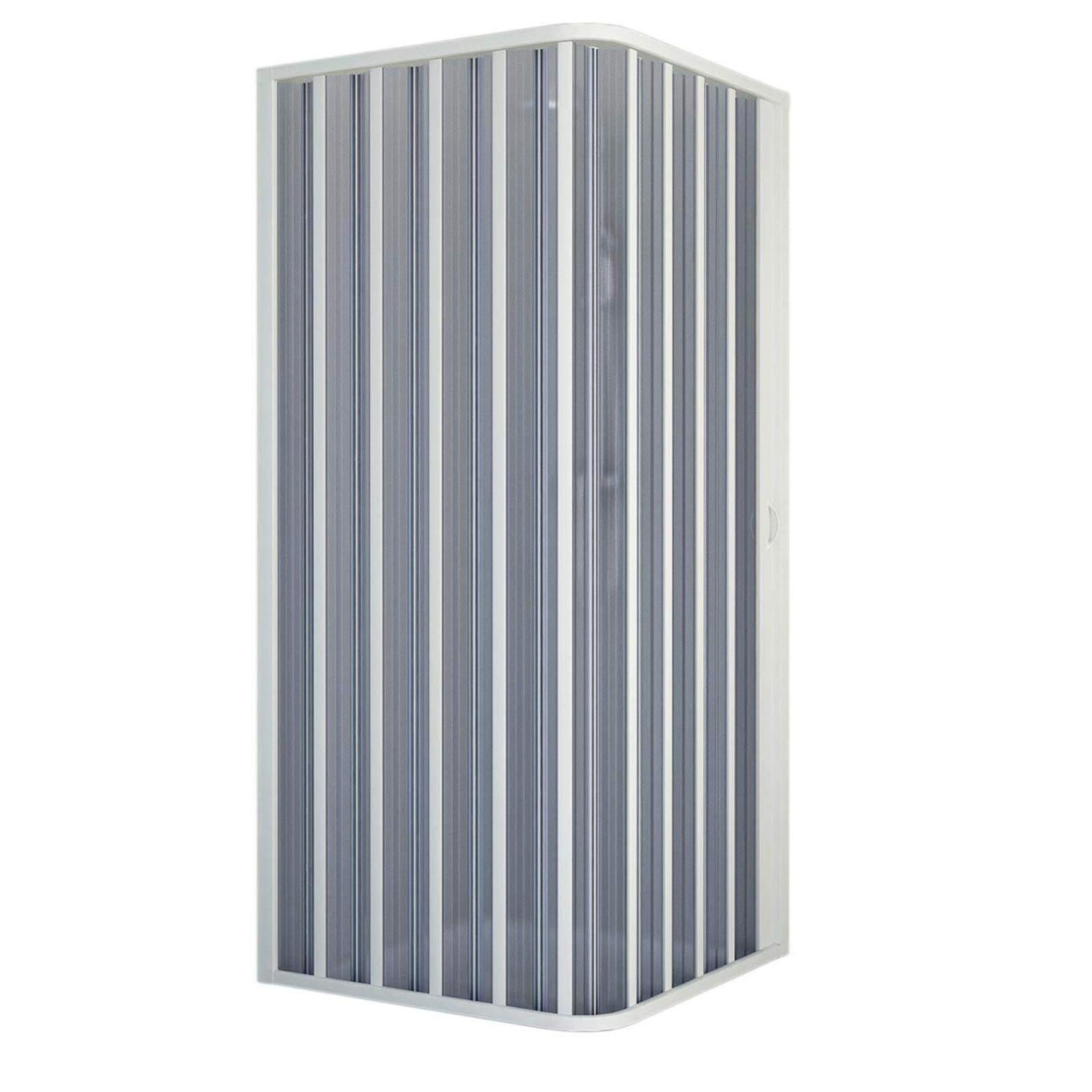 Box Doccia Angolare Flex | Apertura A Soffietto | Riducibile | Made In Italy | Bianco 75x75 Cm - Foto 9